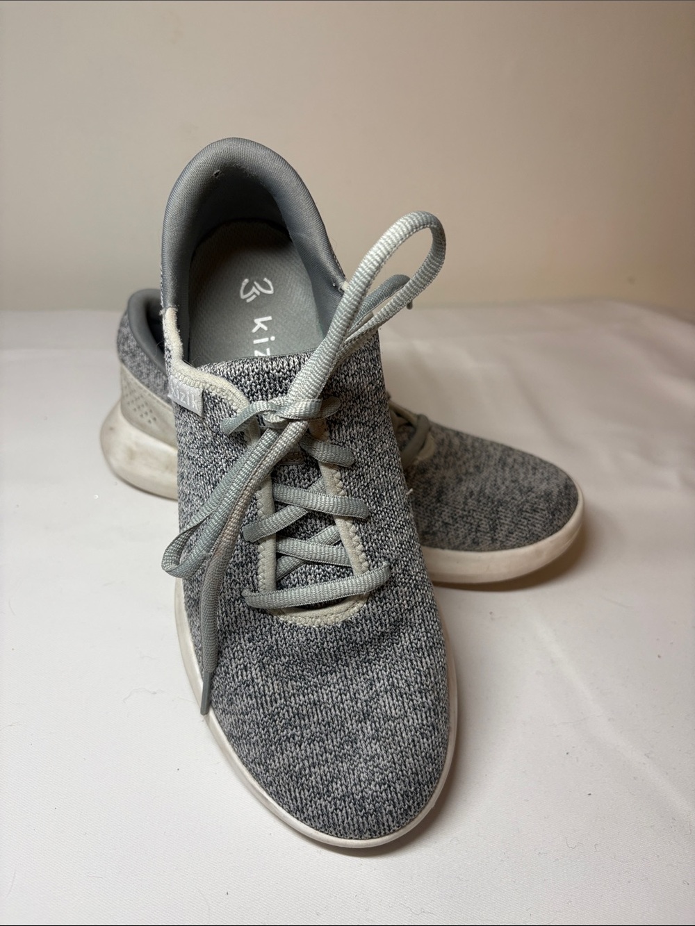 Kizik Blue Marked Textile Slip-On Sneaker Size 8